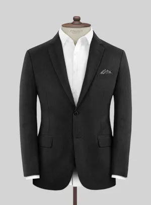 Stretch Charcoal Wool Jacket