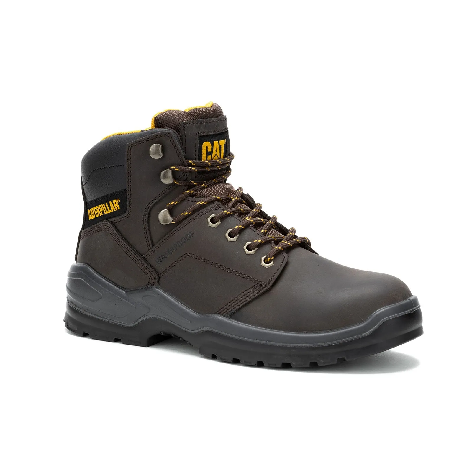 Striver Steel-Toe Waterproof Work Boot Brown