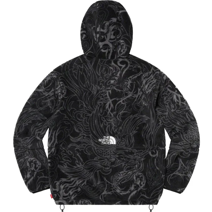 Supreme The North Face Steep Tech Fleece Pullover Black Dragon