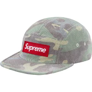 Supreme Washed Out Camo Camp Cap Woodland Camo