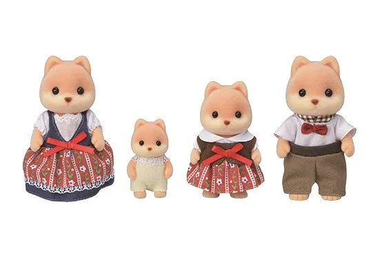 Sylvanian Families 5459 Caramel Dog Family