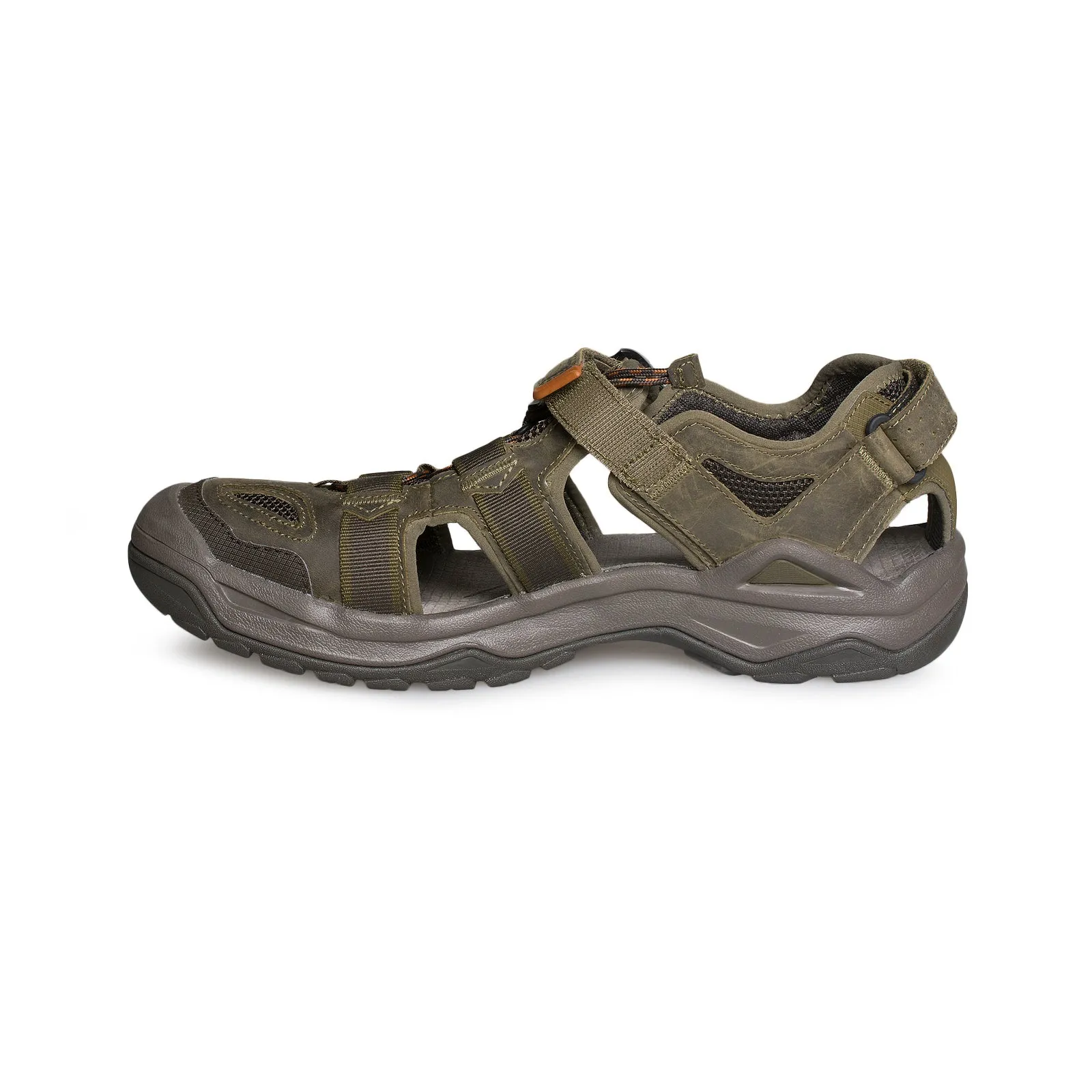 Teva Omnium 2 Leather Dark Olive Sandals - Men's