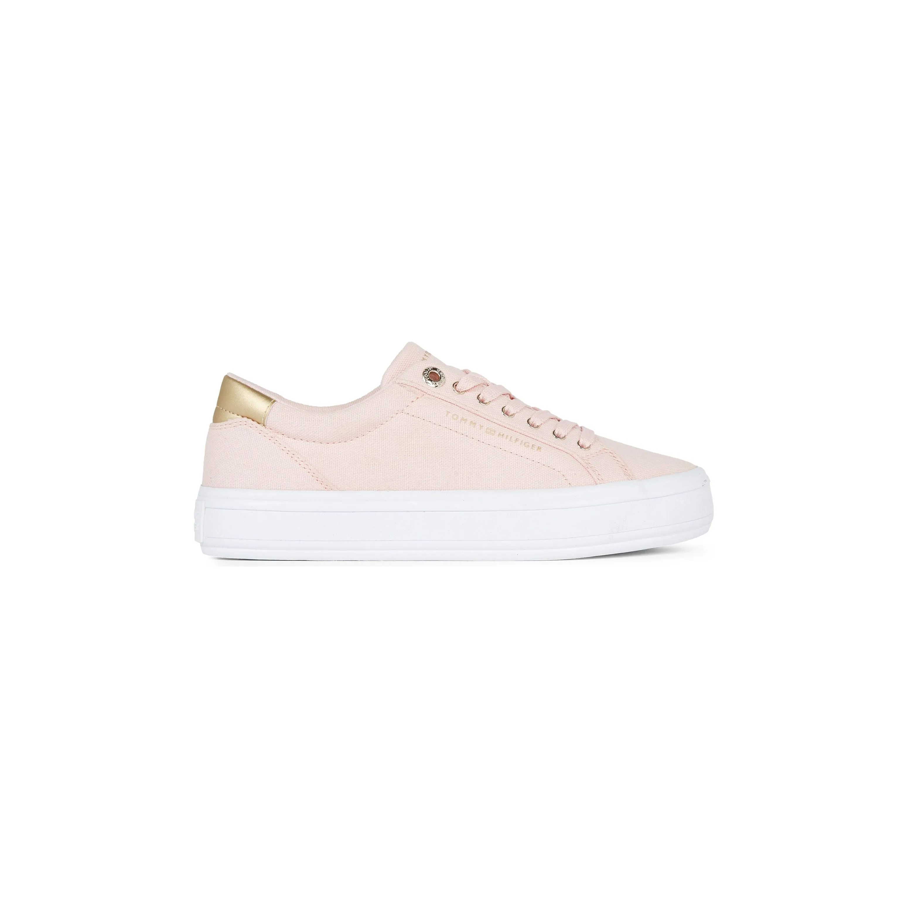 Tommy Hilfiger Womens Essential Vulc Canvas Sneaker Whimsy Pink