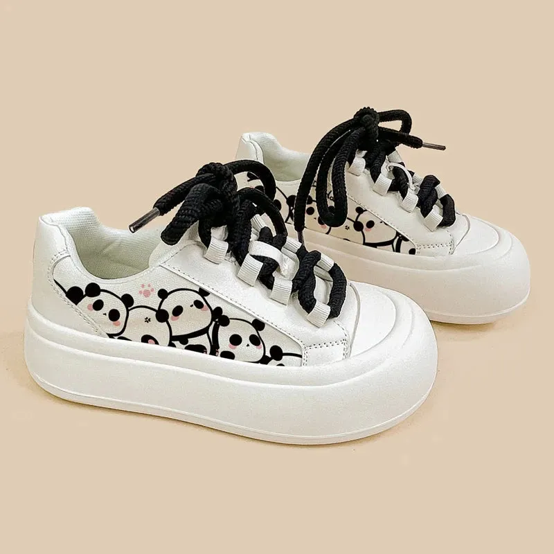 Ultra Chunky Sole Panda Casual Sneakers - Women's