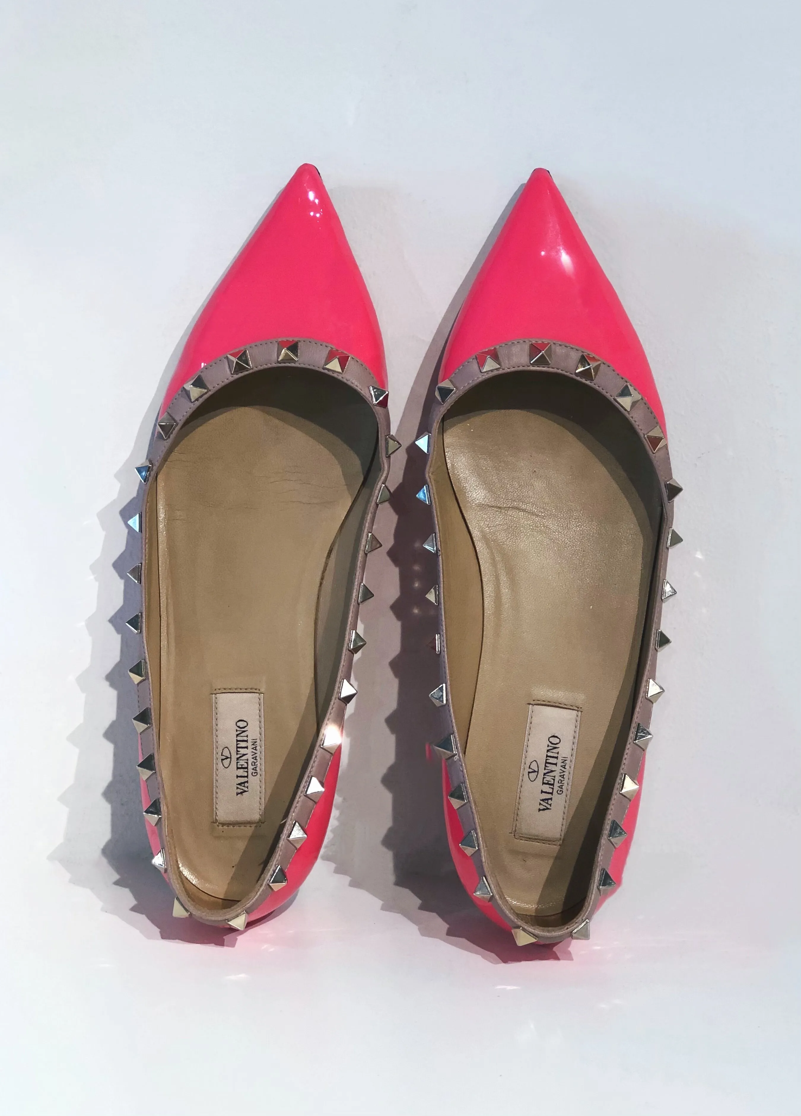 Valentino Garavani Rockstud Patent Flats