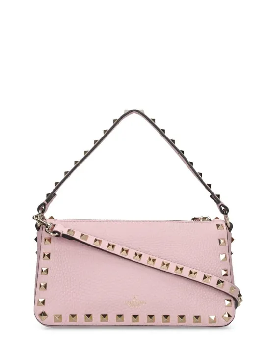 Valentino Garavani   Small Rockstud leather shoulder bag 