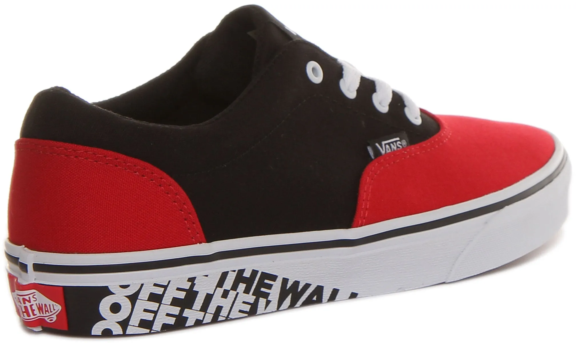 Vans Doheny In Red Black For Juniors