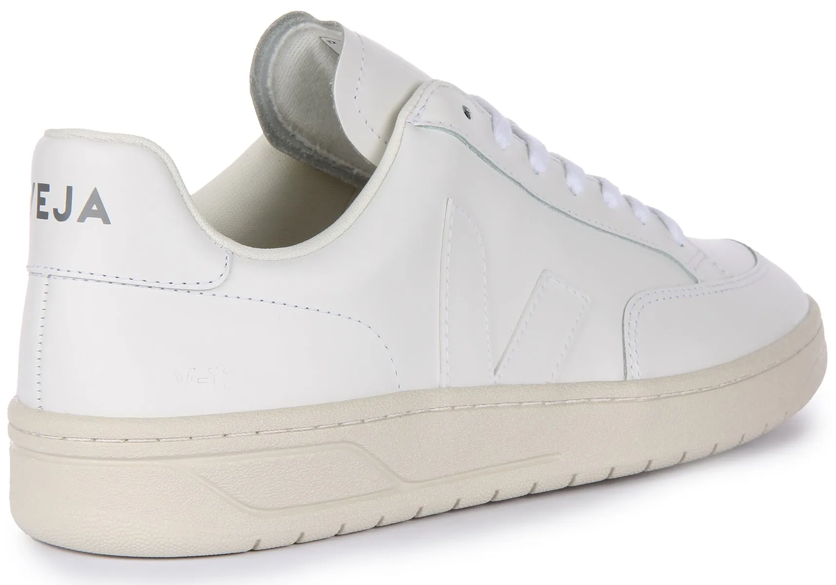 Veja V 12 Leather In White For Women