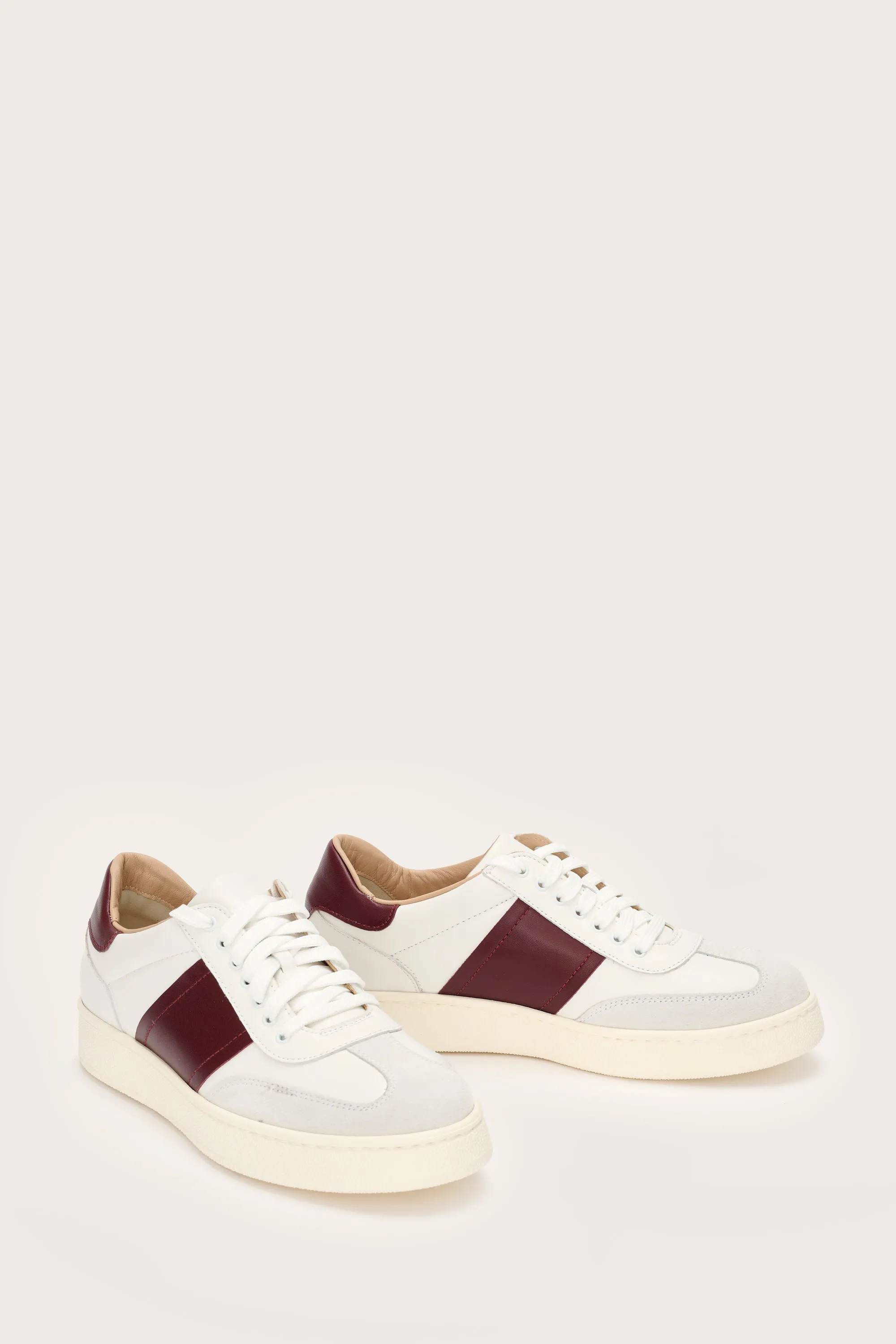 Venice Trainer White/Maroon