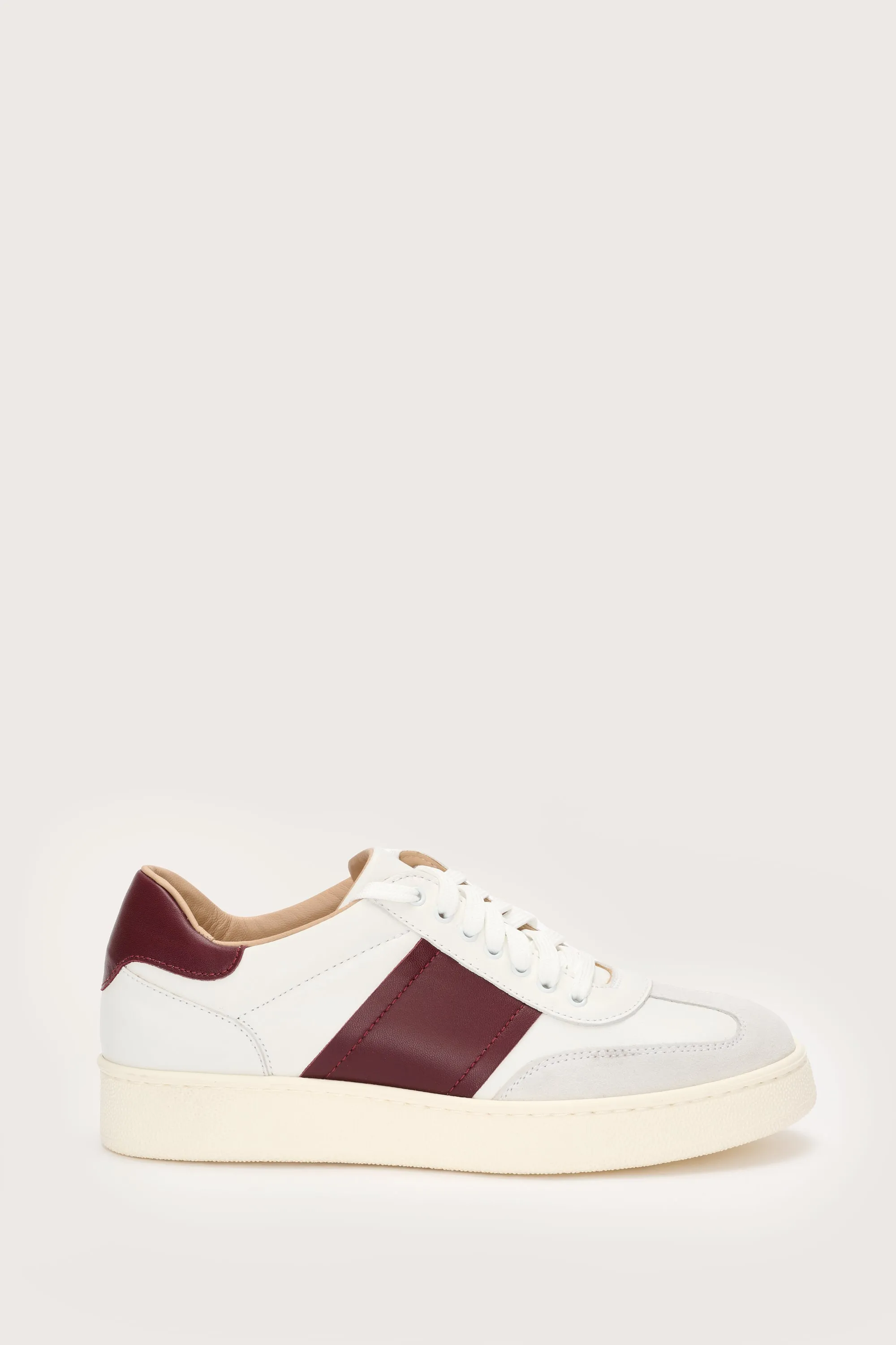 Venice Trainer White/Maroon