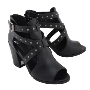 Women Studded Strap Sandal w/ Platform Heel