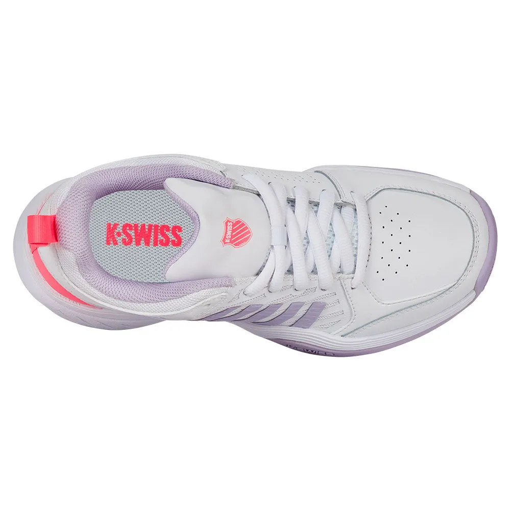 Women`s Court Express 2 Tennis Shoes White and Orchid Petal