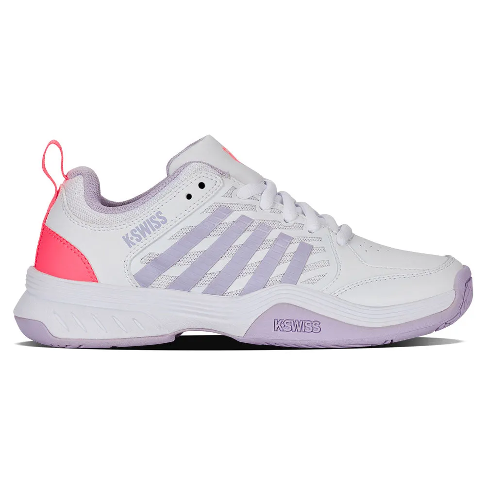 Women`s Court Express 2 Tennis Shoes White and Orchid Petal