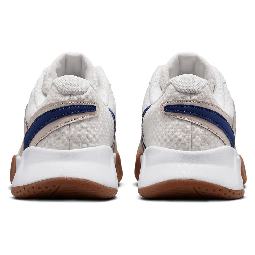 Women`s Court Lite 4 Tennis Shoes Summit White and Binary Blue