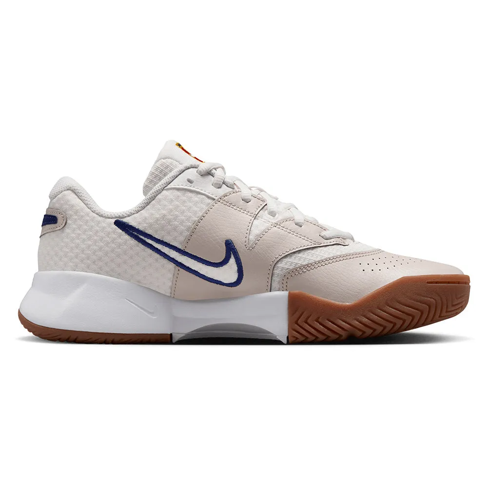 Women`s Court Lite 4 Tennis Shoes Summit White and Binary Blue