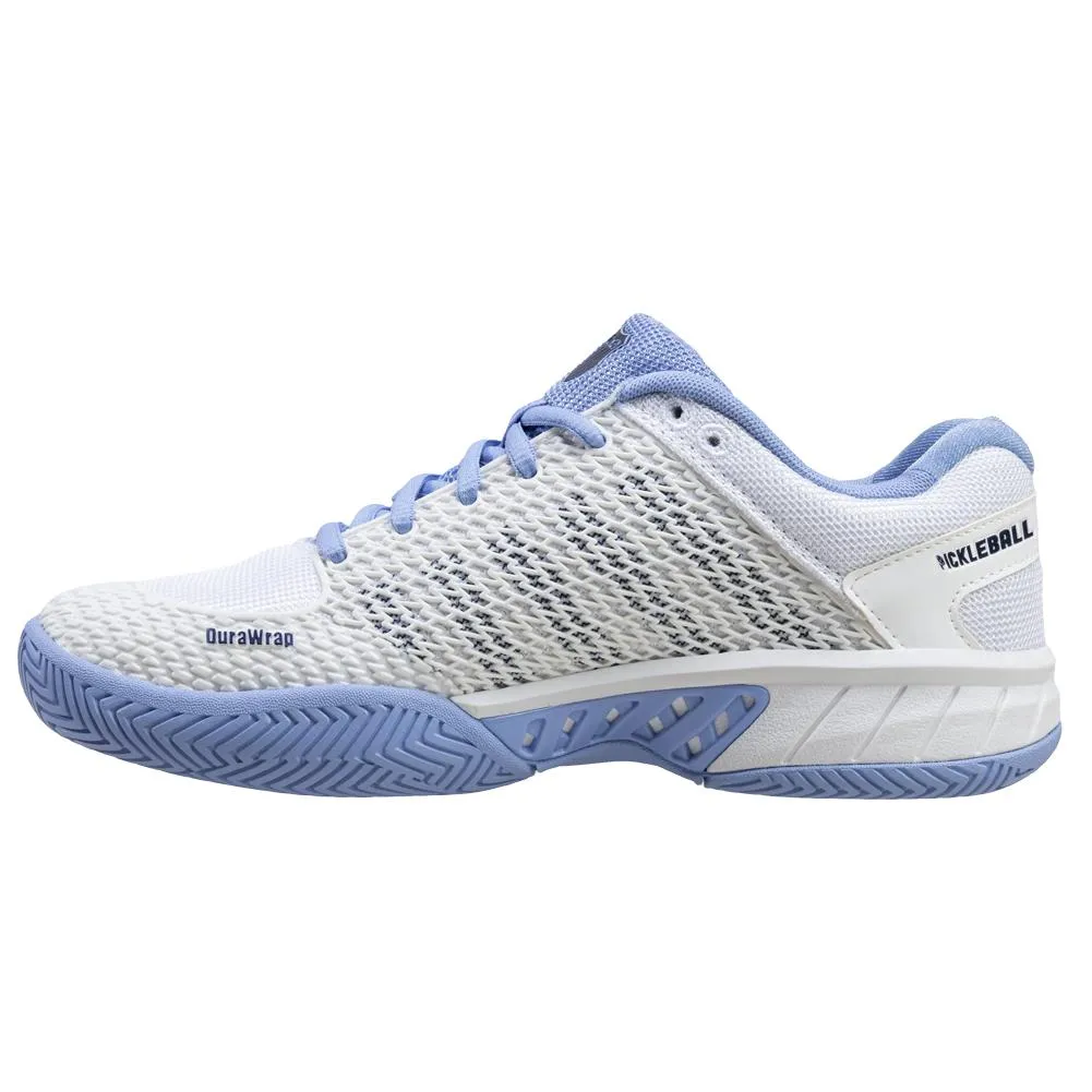 Women's Express Light Pickleball Shoes Bright White and Open Air