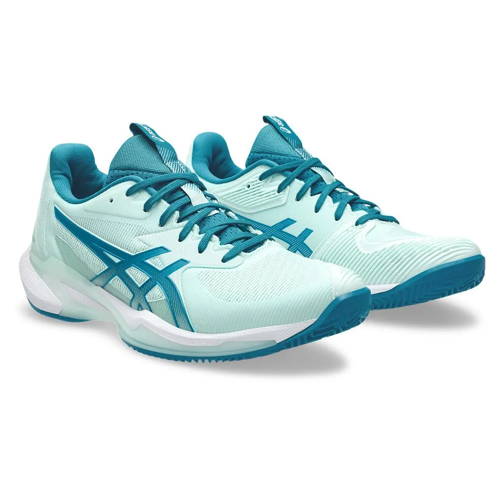 Womens Solution Speed FF 3 Clay Tennis Shoes Soothing Sea and Teal Blue