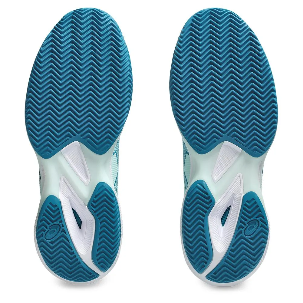 Womens Solution Speed FF 3 Clay Tennis Shoes Soothing Sea and Teal Blue