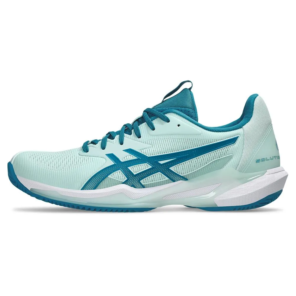 Womens Solution Speed FF 3 Clay Tennis Shoes Soothing Sea and Teal Blue