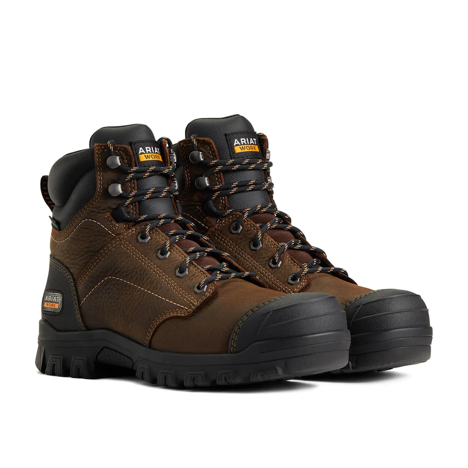 Women's Treadfast 6 inch Steel-Toe Work Boot Dark Brown