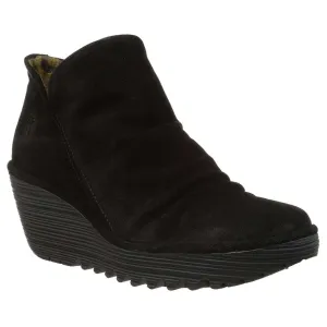 Yip Oiled Suede Women's Zip Up Ankle Boots